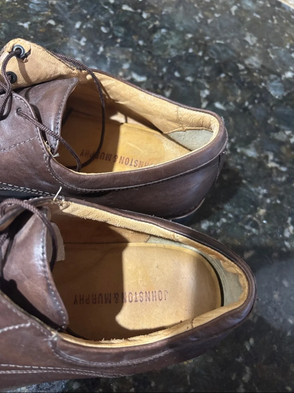 Johnston & Murphy Brown Leather Shoe! Men’s 10